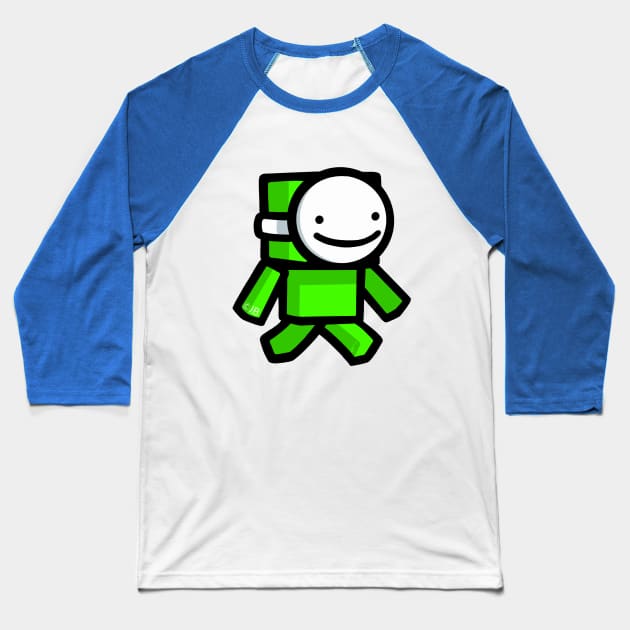 Cute Blocky Dream Baseball T-Shirt by Sketchy